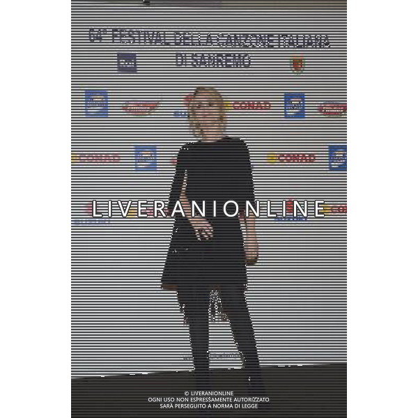 Conferenza Stampa del 64mo Festival della canzone di Sanremo (im) 17 febbraio 2014 Nella foto: Luciana Littizzetto ©Gazzaniga/AGENZIA ALDO LIVERANI SAS