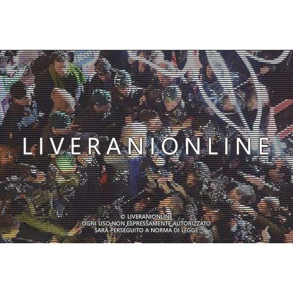 Festival Sanremo Nella foto: Beppe Grillo fa comizio all\'Ariston Prima Sereata 64mo Festival della Canzone Italiana di Sanremo 18 febbraio 2014 ©gazzaniga/AGENZIA ALDO LIVERANI SAS