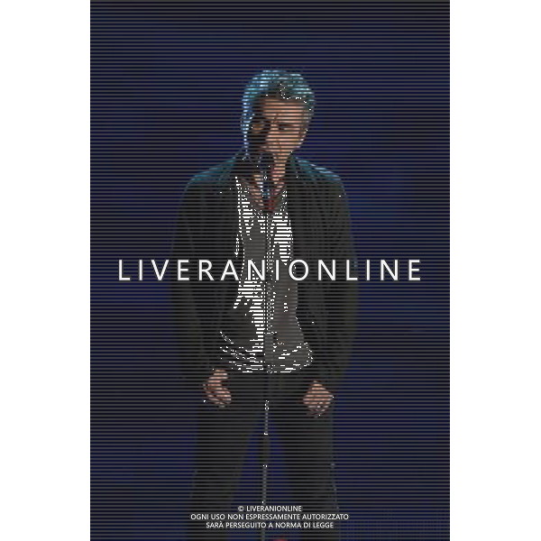 Festival di Sanremo Nella foto: Luciano Ligabue Prima Sereata 64mo Festival della Canzone Italiana di Sanremo 18 febbraio 2014 ©gazzaniga/AGENZIA ALDO LIVERANI SAS