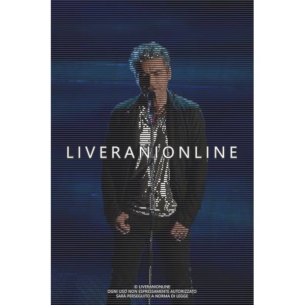 Festival di Sanremo Nella foto: Luciano Ligabue Prima Sereata 64mo Festival della Canzone Italiana di Sanremo 18 febbraio 2014 ©gazzaniga/AGENZIA ALDO LIVERANI SAS