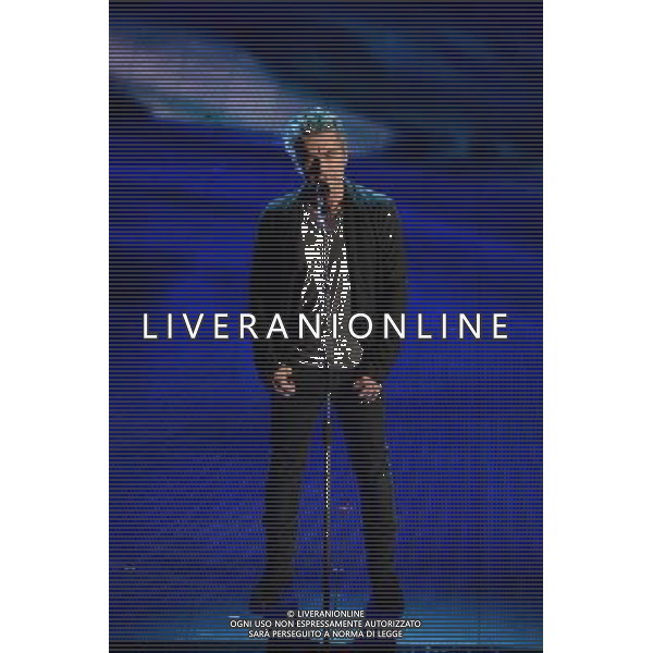 Festival di Sanremo Nella foto: Luciano Ligabue Prima Sereata 64mo Festival della Canzone Italiana di Sanremo 18 febbraio 2014 ©gazzaniga/AGENZIA ALDO LIVERANI SAS