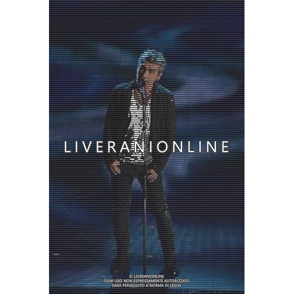 Festival di Sanremo Nella foto: Luciano Ligabue Prima Sereata 64mo Festival della Canzone Italiana di Sanremo 18 febbraio 2014 ©gazzaniga/AGENZIA ALDO LIVERANI SAS