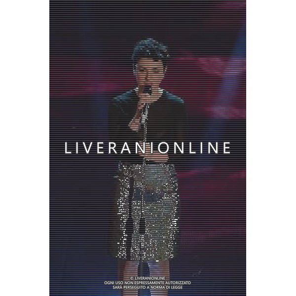 Festival di Sanremo Nella foto: Arisa Prima Serata 64mo Festival della Canzone Italiana di Sanremo 18 febbraio 2014 ©gazzaniga/AGENZIA ALDO LIVERANI SAS