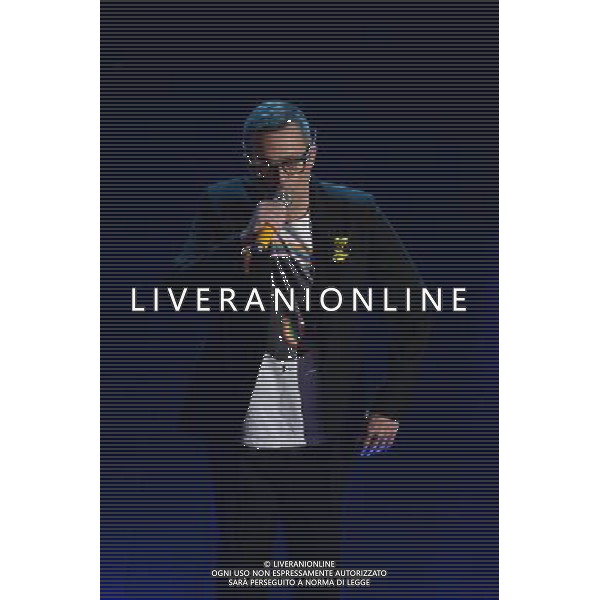 Festival di Sanremo Nella foto: Frankie Hi-NRG MC Prima Serata 64mo Festival della Canzone Italiana di Sanremo 18 febbraio 2014 ©gazzaniga/AGENZIA ALDO LIVERANI SAS