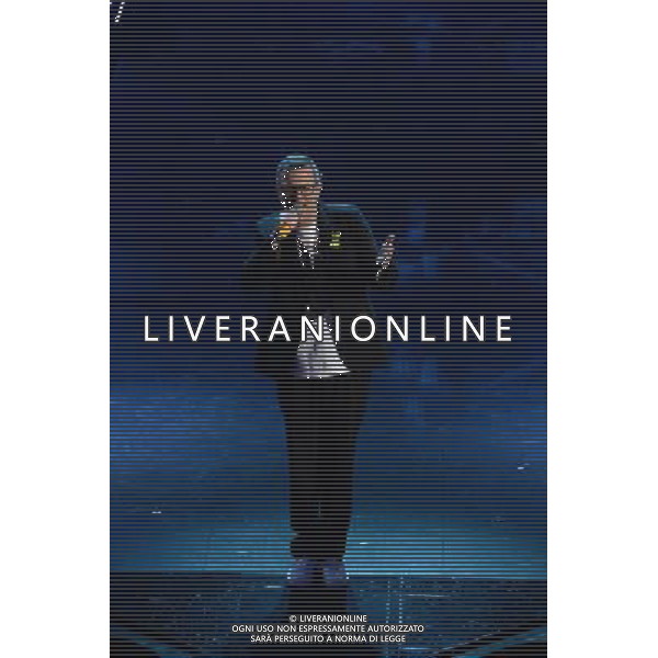 Festival di Sanremo Nella foto: Frankie Hi-NRG MC Prima Serata 64mo Festival della Canzone Italiana di Sanremo 18 febbraio 2014 ©gazzaniga/AGENZIA ALDO LIVERANI SAS