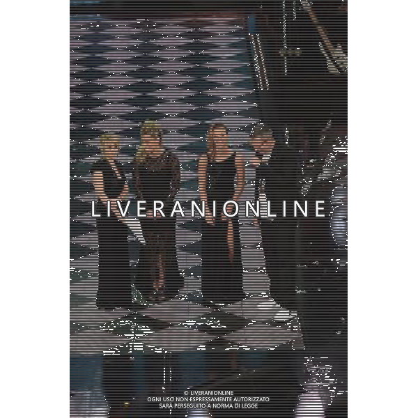 Festival di Sanremo Nella foto: Luciana Littizzetto,Tania Cagnotto,Francesca Dallape\' Prima Serata 64mo Festival della Canzone Italiana di Sanremo 18 febbraio 2014 ©gazzaniga/AGENZIA ALDO LIVERANI SAS