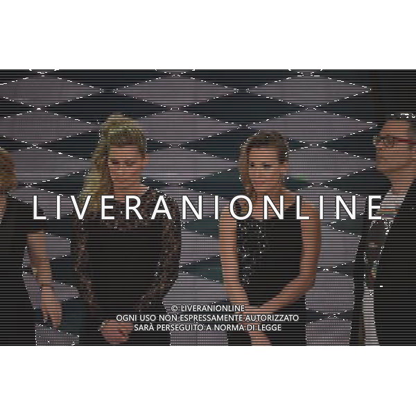 Festival di Sanremo Nella foto: Tania Cagnotto,Francesca Dallape\' Prima Serata 64mo Festival della Canzone Italiana di Sanremo 18 febbraio 2014 ©gazzaniga/AGENZIA ALDO LIVERANI SAS