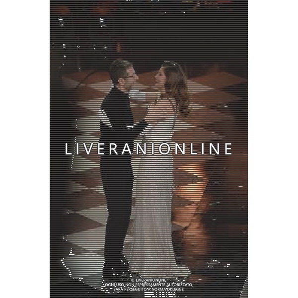 Festival di Sanremo Nella foto: Laetitia Casta, Fabio fazio Prima Serata 64mo Festival della Canzone Italiana di Sanremo 18 febbraio 2014 ©gazzaniga/AGENZIA ALDO LIVERANI SAS