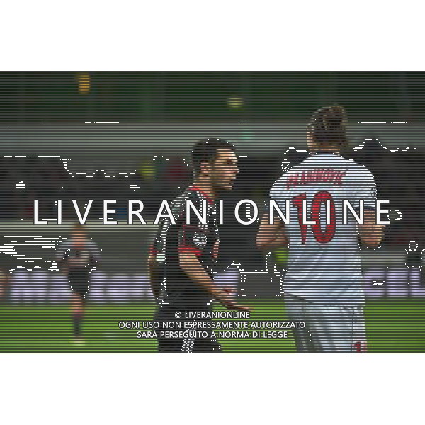 Zlatan IBRAHIMOVIC / Emir SPAHIC - 18.02.2014 - Bayer Leverkusen / Paris Saint Germain - 1/8emeFinale Aller Ligue des Champions - Photo : Dave Winter / Icon Sport AG ALDO LIVERANI SAS ONLY ITALY