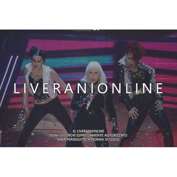 Festival di Sanremo Nella foto: Raffaella Carra\' Prima Serata 64mo Festival della Canzone Italiana di Sanremo 18 febbraio 2014 ©gazzaniga/AGENZIA ALDO LIVERANI SAS