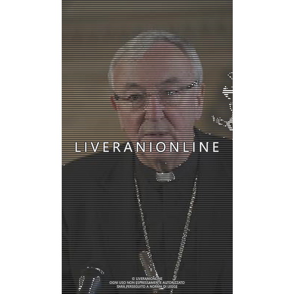 Archbishop of Westminster Vincent Nichols, Cardinal-designate speaks to the media about his forthcoming Consistory, at which he will be made a Cardinal by Pope Francis. Archbishop House, Westminster, London ©PHOTOSHOT/AGENZIA ALDO LIVERANI SAS - ITALY ONLY - EDITORIAL USE ONLY - Arcivescovo di Westminster Vincent Nichols