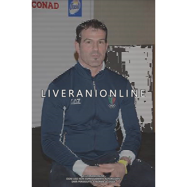 64mo Festival della Canzone Italiana di Sanremo 19 febbraio 2014 Nella foto: Armin Zoeggeler ©gazzaniga/AGENZIA ALDO LIVERANI SAS