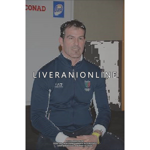 64mo Festival della Canzone Italiana di Sanremo 19 febbraio 2014 Nella foto: Armin Zoeggeler ©gazzaniga/AGENZIA ALDO LIVERANI SAS