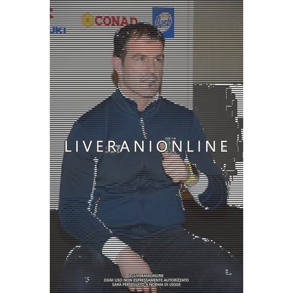 64mo Festival della Canzone Italiana di Sanremo 19 febbraio 2014 Nella foto: Armin Zoeggeler ©gazzaniga/AGENZIA ALDO LIVERANI SAS