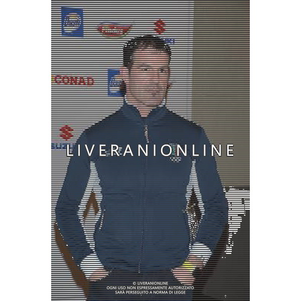 64mo Festival della Canzone Italiana di Sanremo 19 febbraio 2014 Nella foto: Armin Zoeggeler ©gazzaniga/AGENZIA ALDO LIVERANI SAS