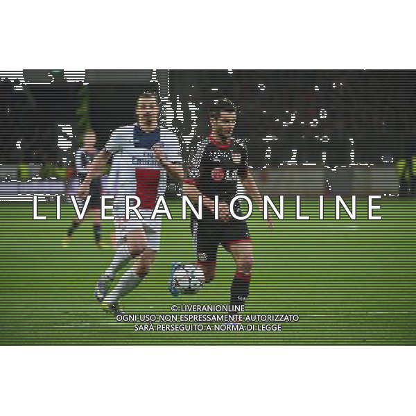 Emir SPAHIC / Zlatan IBRAHIMOVIC - 18.02.2014 - Bayer Leverkusen / Paris Saint Germain - 1/8emeFinale Aller Ligue des Champions - Photo : Dave Winter / Icon Sport AG ALDO LIVERANI SAS ONLY ITALY