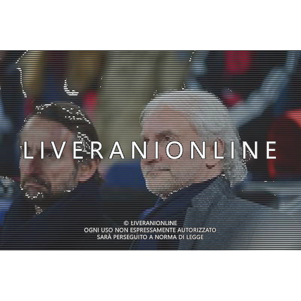Jean Claude BLANC / Rudi VOLLER - 18.02.2014 - Bayer Leverkusen / Paris Saint Germain - 1/8emeFinale Aller Ligue des Champions - Photo : Dave Winter / Icon Sport AG ALDO LIVERANI SAS ONLY ITALY