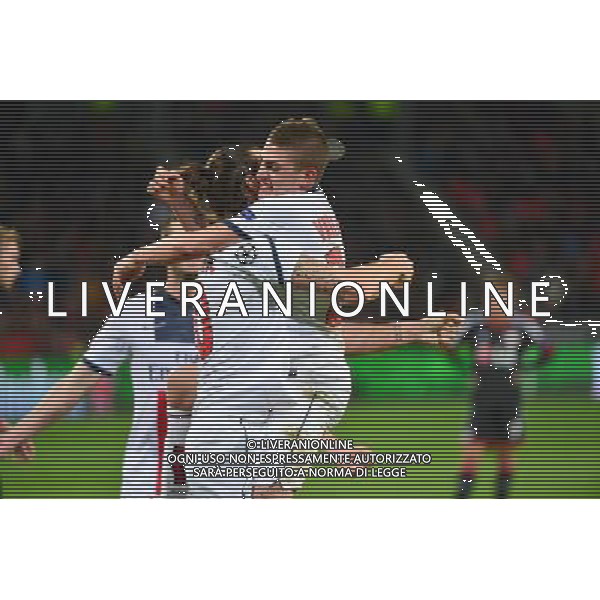 Joie Zlatan IBRAHIMOVIC / Marco VERRATTI - 18.02.2014 - Bayer Leverkusen / Paris Saint Germain - 1/8emeFinale Aller Ligue des Champions - Photo : Dave Winter / Icon Sport AG ALDO LIVERANI SAS ONLY ITALY