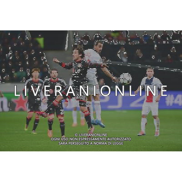 LUCAS / Andres GUARDADO - 18.02.2014 - Bayer Leverkusen / Paris Saint Germain - 1/8emeFinale Aller Ligue des Champions - Photo : Dave Winter / Icon Sport AG ALDO LIVERANI SAS ONLY ITALY