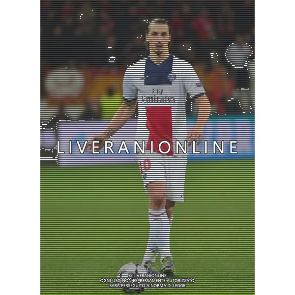 Zlatan IBRAHIMOVIC - 18.02.2014 - Bayer Leverkusen / Paris Saint Germain - 1/8emeFinale Aller Ligue des Champions - Photo : Dave Winter / Icon Sport AG ALDO LIVERANI SAS ONLY ITALY