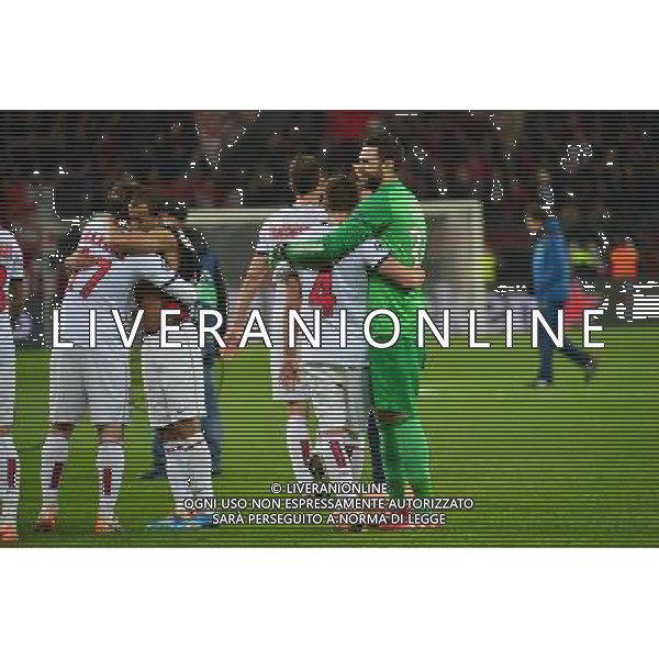 Joie PSG - 18.02.2014 - Bayer Leverkusen / Paris Saint Germain - 1/8emeFinale Aller Ligue des Champions - Photo : Dave Winter / Icon Sport AG ALDO LIVERANI SAS ONLY ITALY