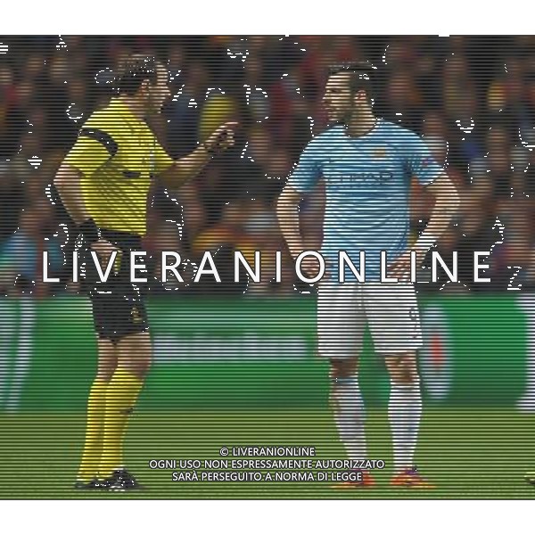 JONAS ERIKSSON \' ALVARO NEGREDO MANCHESTER CITY V BARCELONA FC MANCHESTER CITY V BARCELONA FC, CHAMPIONS LEAGUE ETIHAD STADIUM, MANCHESTER, ENGLAND 18 February 2014 GAT78739 CHAMPIONS LEAGUE 1ST LEG 18/02/14 WARNING! This Photograph May Only Be Used For Newspaper And/Or Magazine Editorial Purposes. May Not Be Used For Publications Involving 1 player, 1 Club Or 1 Competition Without Written Authorisation From Football DataCo Ltd. For Any Queries, Please Contact Football DataCo Ltd on +44 (0) 207 864 9121 AG ALDO LIVERANI SAS ONLY ITALY