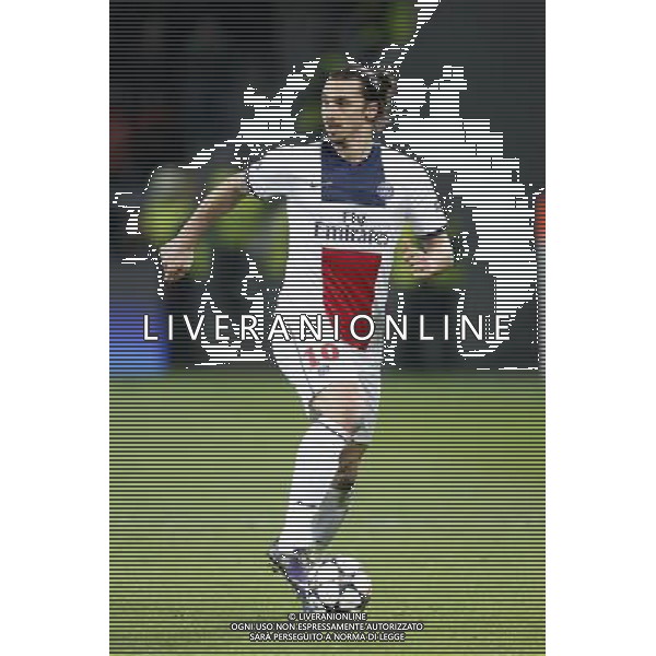 Championsleague, Bayer Leverkusen vs. Paris St. Germain, 18.02.14 Zlatan Ibrahimovic (Paris) Hasan Bratic;Koblenzerstr.3;56412 Nentershausen;Tel.:0172-2733357; hb-press-agency@t-online.de;http://www.uptodate-bildagentur.de; Veroeffentlichung gem. AGB - Stand 09.2006; Foto ist Honorarpflichtig zzgl. 7% Ust.; Steuer-Nr.: 30 807 6032 6;Finanzamt Montabaur; Nassauische Sparkasse Nentershausen; Konto 828017896, BLZ 510 500 15;SWIFT-BIC: NASS DE 55;IBAN: DE69 5105 0015 0828 0178 96; Belegexemplar erforderlich! AG ALDO LIVERANI SAS ONLY ITALY