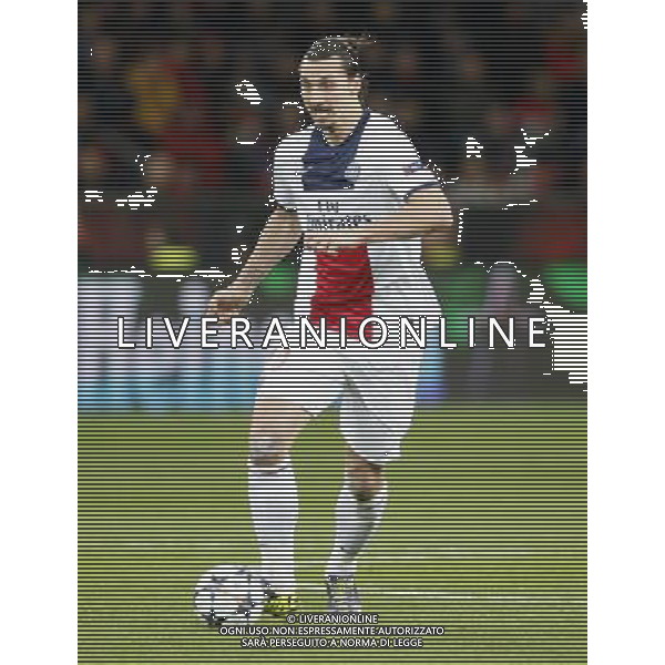 Championsleague, Bayer Leverkusen vs. Paris St. Germain, 18.02.14 Zlatan Ibrahimovic (Paris) Hasan Bratic;Koblenzerstr.3;56412 Nentershausen;Tel.:0172-2733357; hb-press-agency@t-online.de;http://www.uptodate-bildagentur.de; Veroeffentlichung gem. AGB - Stand 09.2006; Foto ist Honorarpflichtig zzgl. 7% Ust.; Steuer-Nr.: 30 807 6032 6;Finanzamt Montabaur; Nassauische Sparkasse Nentershausen; Konto 828017896, BLZ 510 500 15;SWIFT-BIC: NASS DE 55;IBAN: DE69 5105 0015 0828 0178 96; Belegexemplar erforderlich! AG ALDO LIVERANI SAS ONLY ITALY