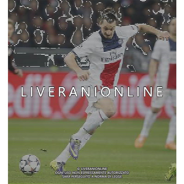 Championsleague, Bayer Leverkusen vs. Paris St. Germain, 18.02.14 Zlatan Ibrahimovic (Paris) Hasan Bratic;Koblenzerstr.3;56412 Nentershausen;Tel.:0172-2733357; hb-press-agency@t-online.de;http://www.uptodate-bildagentur.de; Veroeffentlichung gem. AGB - Stand 09.2006; Foto ist Honorarpflichtig zzgl. 7% Ust.; Steuer-Nr.: 30 807 6032 6;Finanzamt Montabaur; Nassauische Sparkasse Nentershausen; Konto 828017896, BLZ 510 500 15;SWIFT-BIC: NASS DE 55;IBAN: DE69 5105 0015 0828 0178 96; Belegexemplar erforderlich! AG ALDO LIVERANI SAS ONLY ITALY