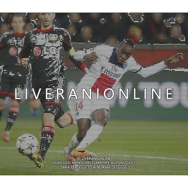 Championsleague, Bayer Leverkusen vs. Paris St. Germain, 18.02.14 Blaise Matuidi (Paris) erzielt das 1:0 Hasan Bratic;Koblenzerstr.3;56412 Nentershausen;Tel.:0172-2733357; hb-press-agency@t-online.de;http://www.uptodate-bildagentur.de; Veroeffentlichung gem. AGB - Stand 09.2006; Foto ist Honorarpflichtig zzgl. 7% Ust.; Steuer-Nr.: 30 807 6032 6;Finanzamt Montabaur; Nassauische Sparkasse Nentershausen; Konto 828017896, BLZ 510 500 15;SWIFT-BIC: NASS DE 55;IBAN: DE69 5105 0015 0828 0178 96; Belegexemplar erforderlich! AG ALDO LIVERANI SAS ONLY ITALY