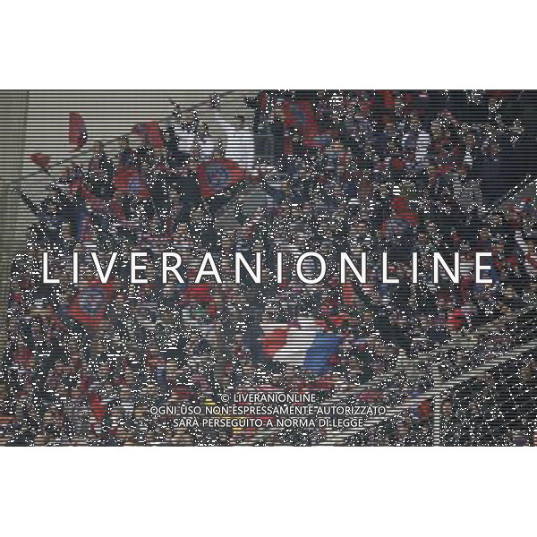 Championsleague, Bayer Leverkusen vs. Paris St. Germain, 18.02.14 Fankurve von Paris St. Germain Hasan Bratic;Koblenzerstr.3;56412 Nentershausen;Tel.:0172-2733357; hb-press-agency@t-online.de;http://www.uptodate-bildagentur.de; Veroeffentlichung gem. AGB - Stand 09.2006; Foto ist Honorarpflichtig zzgl. 7% Ust.; Steuer-Nr.: 30 807 6032 6;Finanzamt Montabaur; Nassauische Sparkasse Nentershausen; Konto 828017896, BLZ 510 500 15;SWIFT-BIC: NASS DE 55;IBAN: DE69 5105 0015 0828 0178 96; Belegexemplar erforderlich! AG ALDO LIVERANI SAS ONLY ITALY
