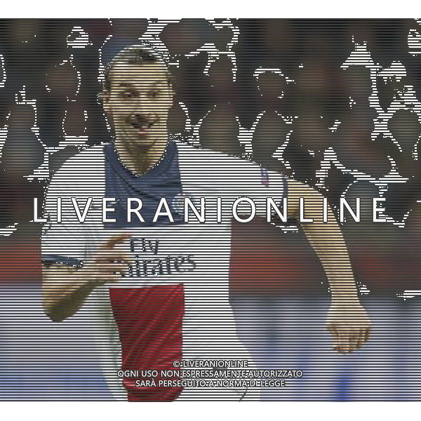 Championsleague, Bayer Leverkusen vs. Paris St. Germain, 18.02.14 Zlatan Ibrahimovic (Paris) Hasan Bratic;Koblenzerstr.3;56412 Nentershausen;Tel.:0172-2733357; hb-press-agency@t-online.de;http://www.uptodate-bildagentur.de; Veroeffentlichung gem. AGB - Stand 09.2006; Foto ist Honorarpflichtig zzgl. 7% Ust.; Steuer-Nr.: 30 807 6032 6;Finanzamt Montabaur; Nassauische Sparkasse Nentershausen; Konto 828017896, BLZ 510 500 15;SWIFT-BIC: NASS DE 55;IBAN: DE69 5105 0015 0828 0178 96; Belegexemplar erforderlich! AG ALDO LIVERANI SAS ONLY ITALY