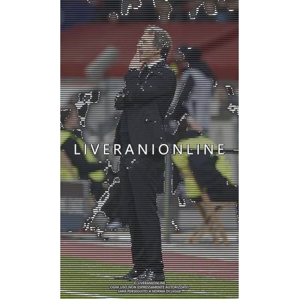Championsleague, Bayer Leverkusen vs. Paris St. Germain, 18.02.14 Trainer Laurent Blanc (Paris) Hasan Bratic;Koblenzerstr.3;56412 Nentershausen;Tel.:0172-2733357; hb-press-agency@t-online.de;http://www.uptodate-bildagentur.de; Veroeffentlichung gem. AGB - Stand 09.2006; Foto ist Honorarpflichtig zzgl. 7% Ust.; Steuer-Nr.: 30 807 6032 6;Finanzamt Montabaur; Nassauische Sparkasse Nentershausen; Konto 828017896, BLZ 510 500 15;SWIFT-BIC: NASS DE 55;IBAN: DE69 5105 0015 0828 0178 96; Belegexemplar erforderlich! AG ALDO LIVERANI SAS ONLY ITALY