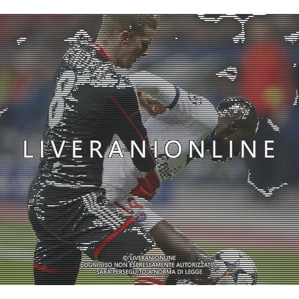 Championsleague, Bayer Leverkusen vs. Paris St. Germain, 18.02.14 Lars Bender (Leverkusen) gegen Blaise Matuidi (Paris) Hasan Bratic;Koblenzerstr.3;56412 Nentershausen;Tel.:0172-2733357; hb-press-agency@t-online.de;http://www.uptodate-bildagentur.de; Veroeffentlichung gem. AGB - Stand 09.2006; Foto ist Honorarpflichtig zzgl. 7% Ust.; Steuer-Nr.: 30 807 6032 6;Finanzamt Montabaur; Nassauische Sparkasse Nentershausen; Konto 828017896, BLZ 510 500 15;SWIFT-BIC: NASS DE 55;IBAN: DE69 5105 0015 0828 0178 96; Belegexemplar erforderlich! AG ALDO LIVERANI SAS ONLY ITALY