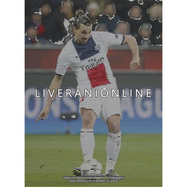 Championsleague, Bayer Leverkusen vs. Paris St. Germain, 18.02.14 Zlatan Ibrahimovic (Paris) Hasan Bratic;Koblenzerstr.3;56412 Nentershausen;Tel.:0172-2733357; hb-press-agency@t-online.de;http://www.uptodate-bildagentur.de; Veroeffentlichung gem. AGB - Stand 09.2006; Foto ist Honorarpflichtig zzgl. 7% Ust.; Steuer-Nr.: 30 807 6032 6;Finanzamt Montabaur; Nassauische Sparkasse Nentershausen; Konto 828017896, BLZ 510 500 15;SWIFT-BIC: NASS DE 55;IBAN: DE69 5105 0015 0828 0178 96; Belegexemplar erforderlich! AG ALDO LIVERANI SAS ONLY ITALY