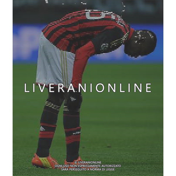 UEFA Champions League 2013/2014 Ottavi di Finale Andata Milano - 19.02.2014 Milan-Atletico Madrid Nella Foto:balotelli /Ph.Vitez-Ag. Aldo Liverani