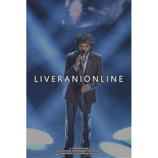 Seconda Serata 64mo Festival della Canzone Italiana di Sanremo 19 febbraio 2014 Nella foto: Francesco Renga ©gazzaniga/AGENZIA ALDO LIVERANI SAS