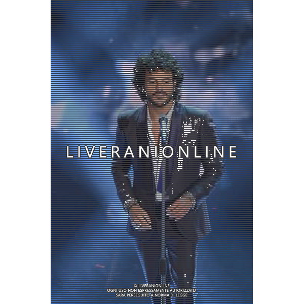 Seconda Serata 64mo Festival della Canzone Italiana di Sanremo 19 febbraio 2014 Nella foto: Francesco Renga ©gazzaniga/AGENZIA ALDO LIVERANI SAS