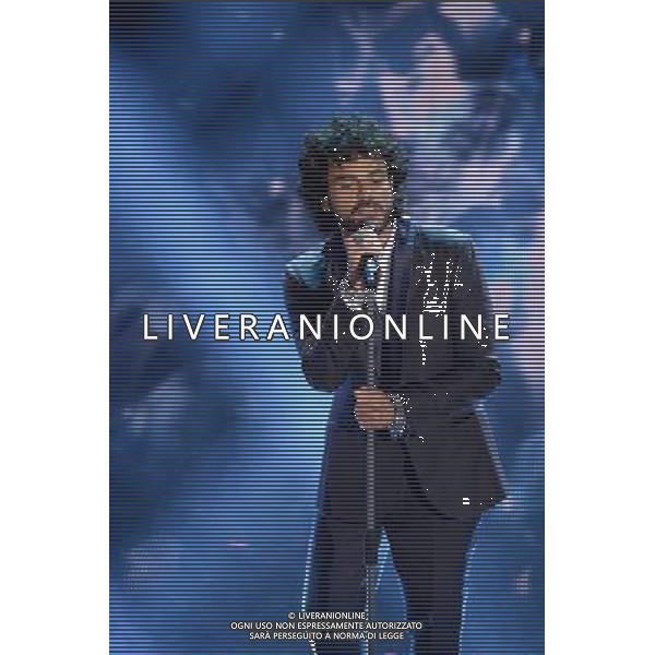 Seconda Serata 64mo Festival della Canzone Italiana di Sanremo 19 febbraio 2014 Nella foto: Francesco Renga ©gazzaniga/AGENZIA ALDO LIVERANI SAS