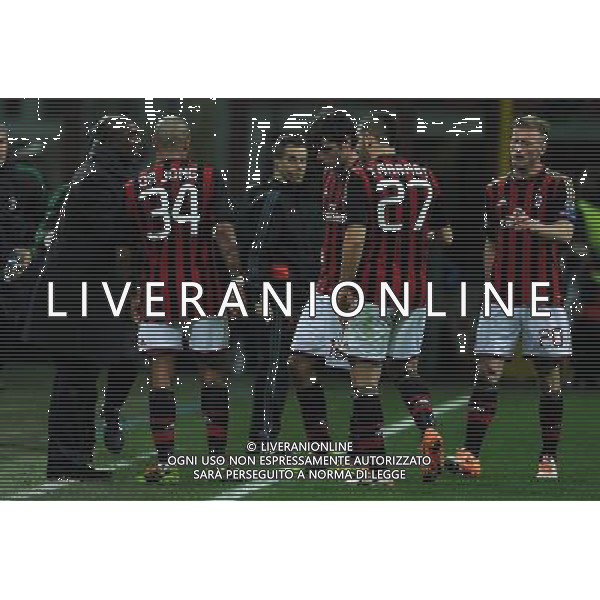 UEFA Champions League 2013/2014 Ottavi di Finale Andata Milano - 19.02.2014 Milan-Atletico Madrid Nella Foto:seedorf /Ph.Vitez-Ag. Aldo Liverani