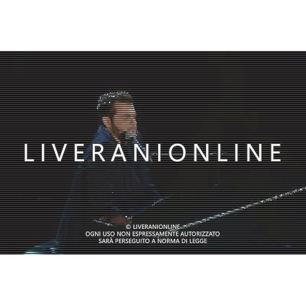 Seconda Serata 64mo Festival della Canzone Italiana di Sanremo 19 febbraio 2014 Nella foto: Renzo Rubino ©gazzaniga/AGENZIA ALDO LIVERANI SAS