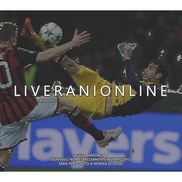 UEFA Champions League 2013/2014 Ottavi di Finale Andata Milano - 19.02.2014 Milan-Atletico Madrid Nella Foto:occasione diego costa /Ph.Vitez-Ag. Aldo Liverani