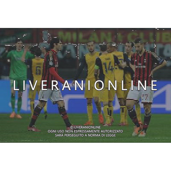 UEFA Champions League 2013/2014 Ottavi di Finale Andata Milano - 19.02.2014 Milan-Atletico Madrid Nella Foto:delusione taarabt e kaka\' /Ph.Vitez-Ag. Aldo Liverani