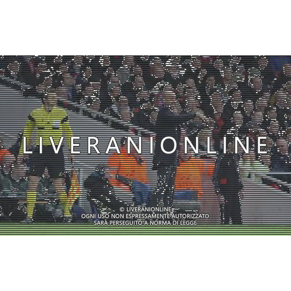 Bayern Munich\'s Manager Josep Guardiola Photo by Kieran Galvin/CameraSport Football - UEFA Champions League First Knockout Round - Arsenal v Bayern Munich - Wednesday 19th February 2014 - Emirates Stadium - London © CameraSport - 43 Linden Ave. Countesthorpe. Leicester. England. LE8 5PG - Tel: +44 (0) 116 277 4147 - admin@camerasport.com - www.camerasport.com AG ALDO LIVERANI SAS ONLY ITALY