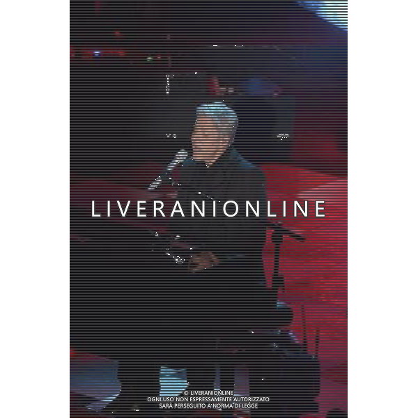 Seconda Serata 64mo Festival della Canzone Italiana di Sanremo 19 febbraio 2014 Nella foto: Claudio Baglioni ©gazzaniga/AGENZIA ALDO LIVERANI SAS