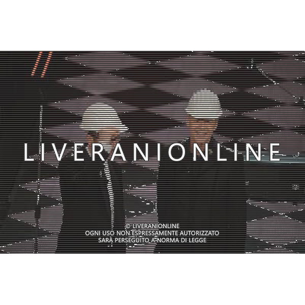 Seconda Serata 64mo Festival della Canzone Italiana di Sanremo 19 febbraio 2014 Nella foto: Fabio Fazio e Caludio Baglioni ©gazzaniga/AGENZIA ALDO LIVERANI SAS