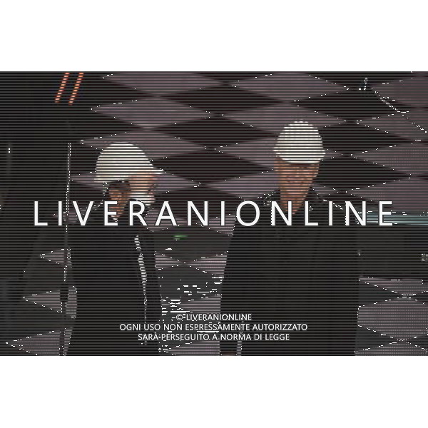 Seconda Serata 64mo Festival della Canzone Italiana di Sanremo 19 febbraio 2014 Nella foto: Fabio Fazio e Caludio Baglioni ©gazzaniga/AGENZIA ALDO LIVERANI SAS