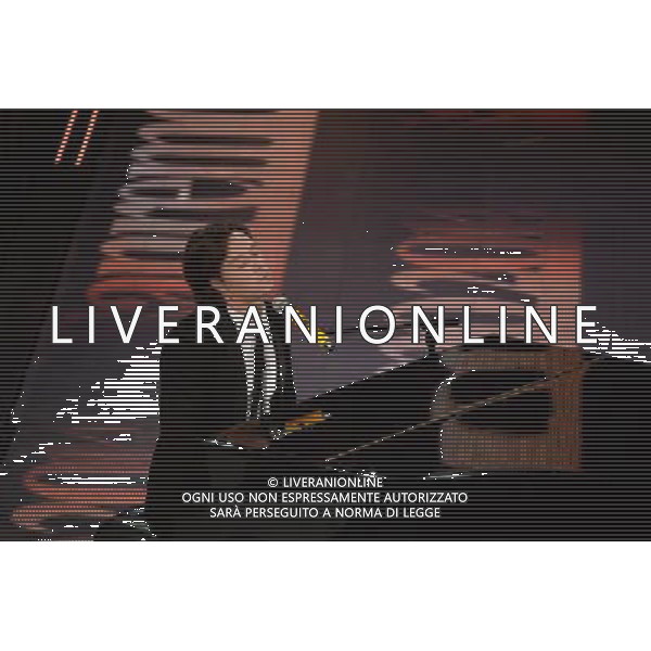 Seconda Serata 64mo Festival della Canzone Italiana di Sanremo 19 febbraio 2014 Nella foto: Rufus Wainwright ©gazzaniga/AGENZIA ALDO LIVERANI SAS