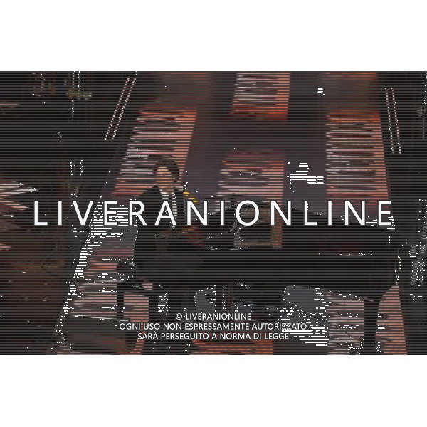 Seconda Serata 64mo Festival della Canzone Italiana di Sanremo 19 febbraio 2014 Nella foto: Rufus Wainwright ©gazzaniga/AGENZIA ALDO LIVERANI SAS