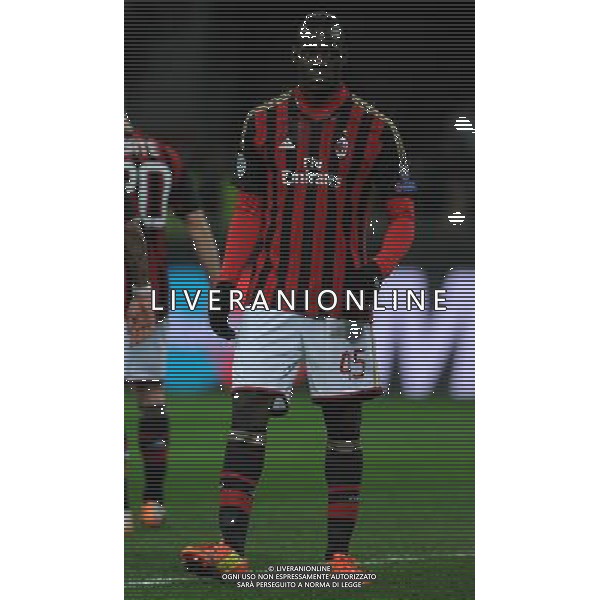 UEFA Champions League 2013/2014 Ottavi di Finale Andata Milano - 19.02.2014 Milan-Atletico Madrid Nella Foto:Balotelli Mario /Ph.Vitez-Ag. Aldo Liverani